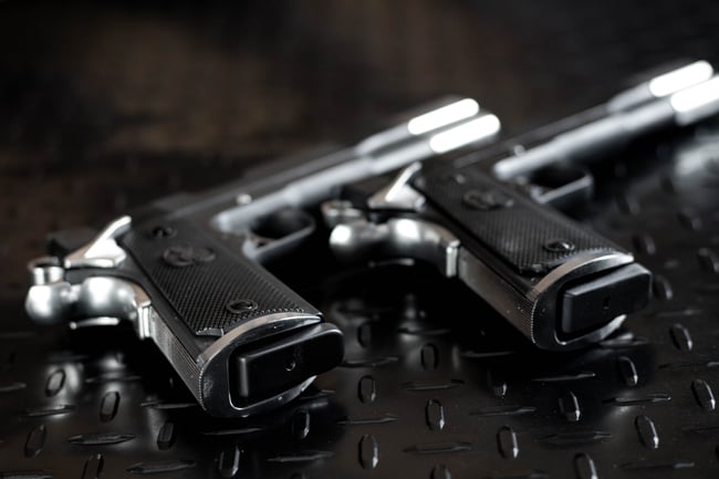 The Punisher 1911 Pistol Replica Set