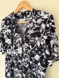 Image 4 of Vintage 80s Jacqueline Eve Rayon Blouse | Sweet Summer Top | Size 10