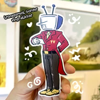 Image 1 of Tenna Transparent Border Sticker