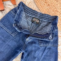 Image 2 of Vintage 1990s Just Boys Elasic-Waist Cargo Denim | 4T