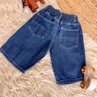 Image 3 of Vintage 1990s Just Boys Elasic-Waist Cargo Denim | 4T