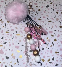 Image 1 of Handmade Beaded Keychain Collection