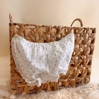 Image 1 of Vintage 1980s Alexis Calico Floral Bubble Bloomers | 6-9 Months