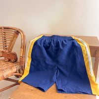 Image 1 of Vintage 1990s Athletic Works Striped Track Shorts | 5T