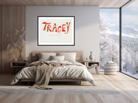 Image 4 of Tracey Emin - Local Girl Bids for local mans Prize, Giclee Print on Canvas or Paper, Poster