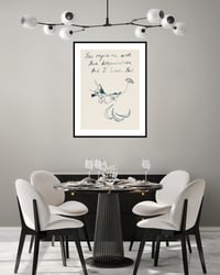 Image 4 of Tracey Emin - Birds, You Inspire Me, Giclee Print on Canvas or Paper, Minimalist Poster