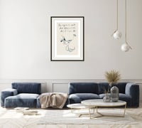 Image 5 of Tracey Emin - Birds, You Inspire Me, Giclee Print on Canvas or Paper, Minimalist Poster