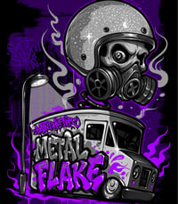 ICE CREAM TRUCK T SHIRT - Purple/Grey