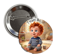 Image 1 of 10 Team Boy Buttons - Caucasian