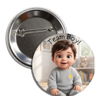 Image 2 of 10 Team Boy Buttons - Caucasian