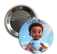 Image 1 of 10 Team Boy Button - African American
