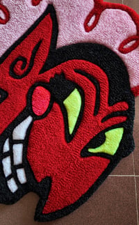 Image 4 of HIM GLOW IN THE DARK TUFTED RUG