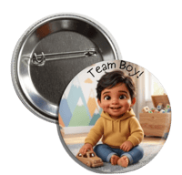 Image 1 of 10 Team Boy or Girl Buttons - Latino