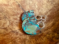 Image 16 of Crysocolla Sterling Silver earrings n4