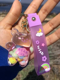 Pink Bear Cub keychain