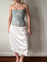 Image 4 of THE CATHERINE BLUEBELL CORSET TOP