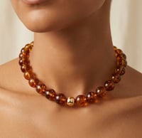 Image 1 of Iced coffee gum ball necklace 