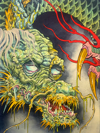 “Old Dragon” original painting