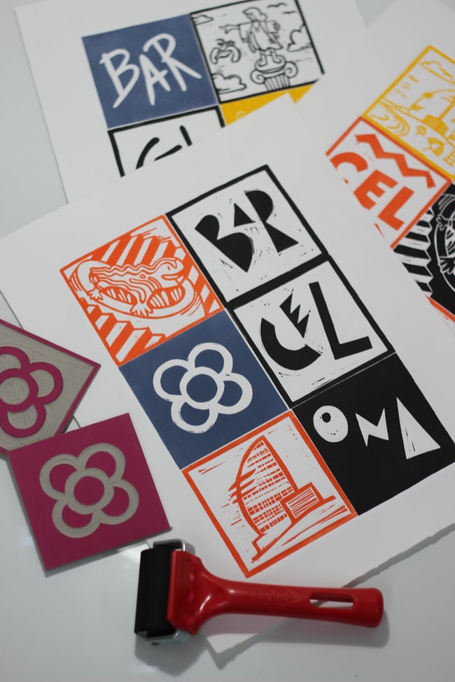 Barcelona-inspired Linocut Workshop: Print your own Art piece