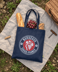 Image 3 of Tote bag épais 340g/m² "Bordeaux"