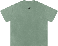 Image 5 of Oversized Snow Washed "PASSIONS NOIY" T-shirt 250gsm|7.4oz