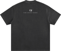 Image 2 of Heavyweight Vintage "NOIY" T-shirt - Black 430gsm|12.7oz