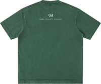 Image 2 of Heavyweight Vintage "DOVE " T-shirt - Retro Green 430gsm|12.7oz