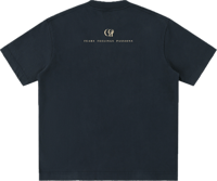 Image 2 of Heavyweight Vintage "LOVE" T-shirt - Navy Blue 430gsm|12.7oz