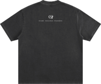 Image 2 of Heavyweight Vintage "Believe" T-shirt - Black 430gsm|12.7oz