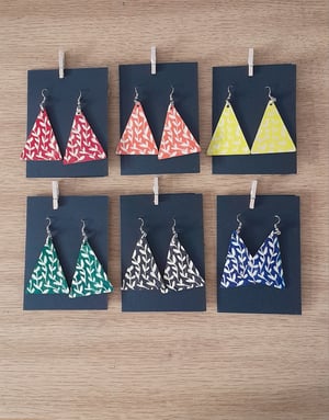 Handprinted Earrings