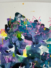 Image 2 of Blues Purples A3