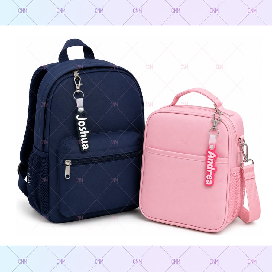 Image of Llavero personalizado / Etiqueta para mochila / Nombres personalizados