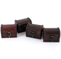 Brown trinket boxes