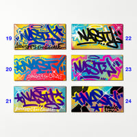 NASTY, Carreau de métro peint, œuvre unique, série 4