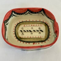 Image 5 of Soap dishes Pink and green pattern