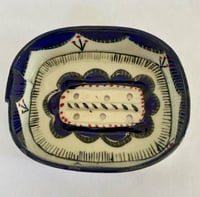 Image 4 of Dark blue soap dish