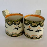 Image 1 of Green and orange cups 