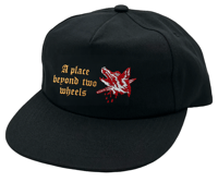 Image 2 of beyond two wheels black hat