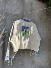 Image 4 of Boxy flower jacket - M