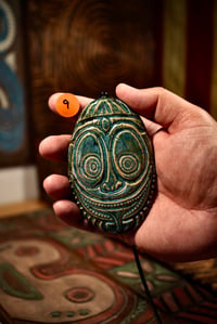 Oceanic Mask Pendant #9