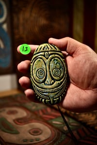 Oceanic Mask Pendant #13