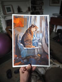 Image 3 of The Blue Room A4 Risograph Print