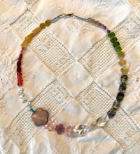 rainbow skittles necklace