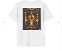 Image 2 of Classic White Tee — Premium Softstyle Unisex T-Shirt
