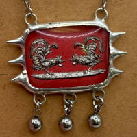 Image 2 of Spiked Reverse Intaglio Pendant (#2226)