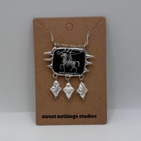 Image 1 of Spiked Reverse Intaglio Pendant (#2230)