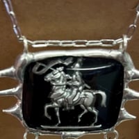 Image 2 of Spiked Reverse Intaglio Pendant (#2230)