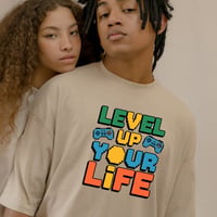 Image 2 of Level Up Your Life Graphic Unisex Ultra Cotton Tee