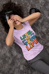 Image 4 of Level Up Your Life Graphic Unisex Ultra Cotton Tee