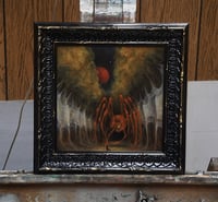 Image 3 of Untitled, original oil painting on wood panel